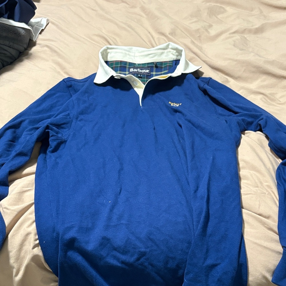 Barbour Royal Blue Polo Shirt
